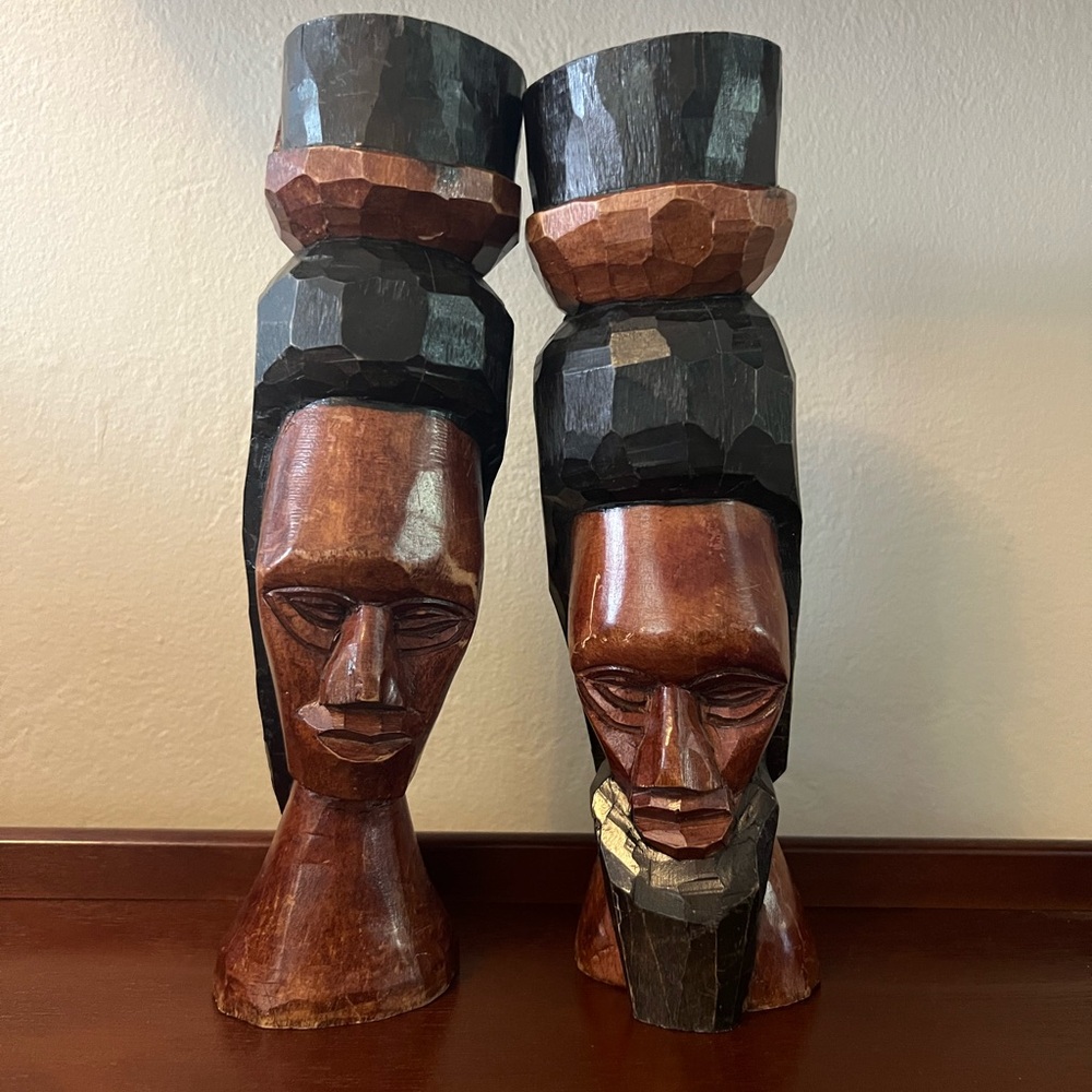 African decor,  Man & Woman • couple • Lovers